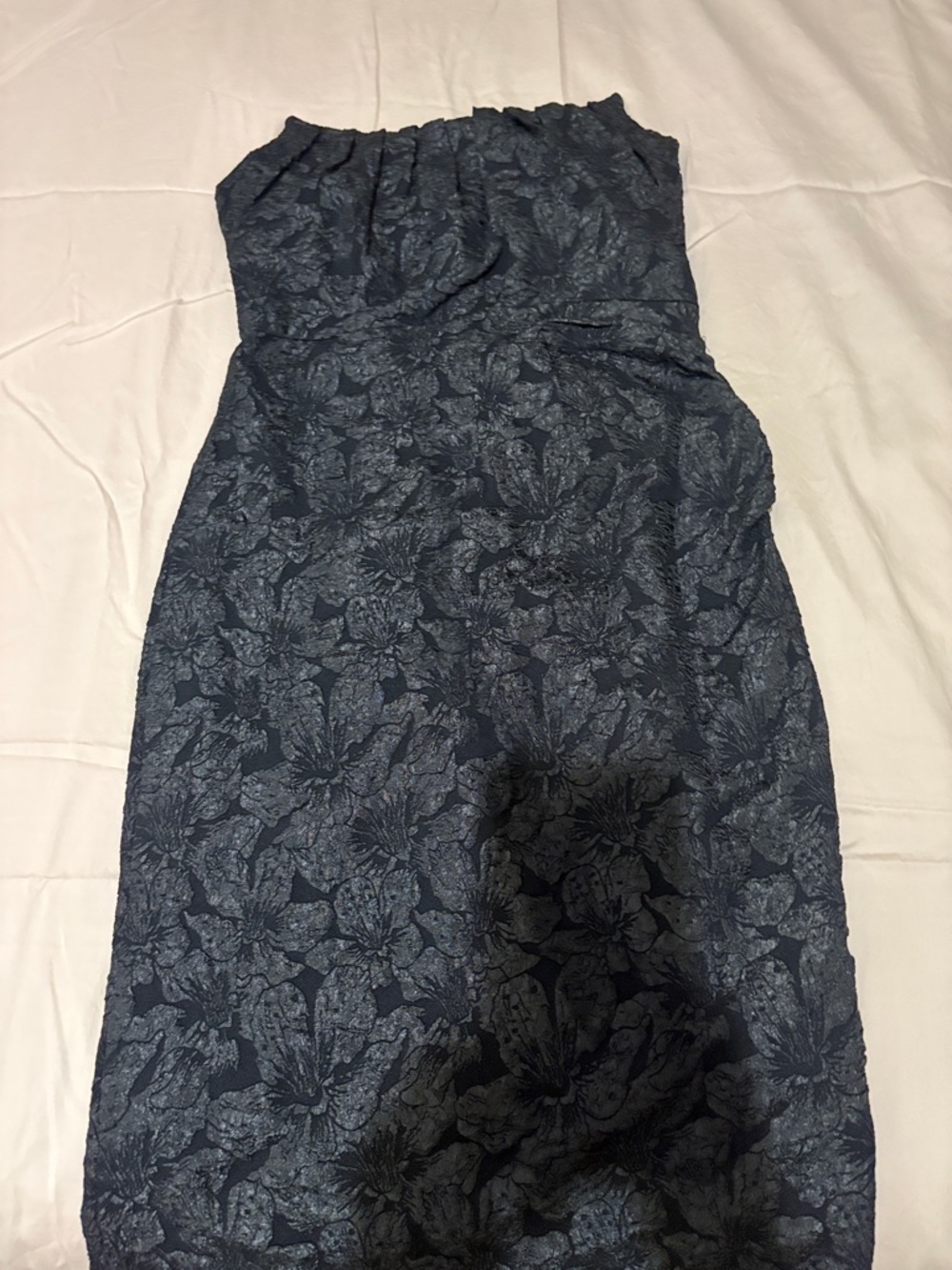 Rare London Black Strapless Dress